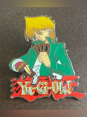 Yu-Gi-Oh! Joey Wheeler Enamel Pin - Green Jacket, Blonde Hair 1996